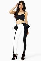 Thumbnail for your product : Nasty Gal Trance Peplum Pant