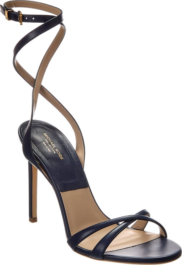 Michael Kors Collection Chrissy Runway Leather Sandal