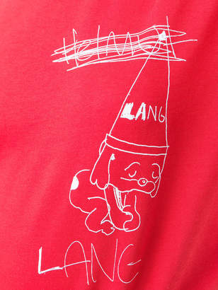 Helmut Lang logo T-shirt