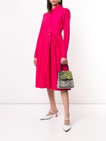 Thumbnail for your product : MSGM Belted Shirt Dress