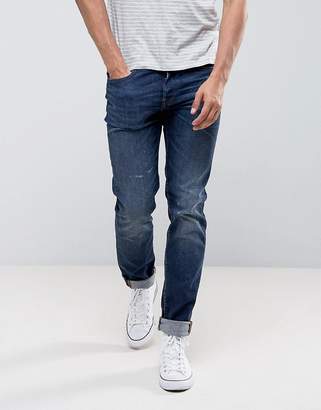 Edwin ED-80 Slim Tapered Jeans Contrast Clean Wash