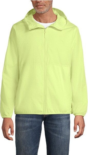 Lands' End Lands'EndMen'sUPF50WindbreakerJacket-2XLarge-SoftLimoncelloYellow
