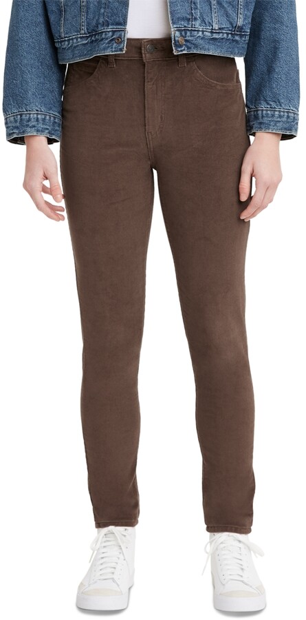 womens brown levi jeans