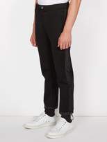 Thumbnail for your product : Prada Side-stripe Toggle-waist Track Pants - Mens - Black