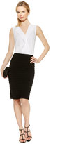 Thumbnail for your product : R & M Richards R&M Richards Shutter-Pleat Pencil Skirt