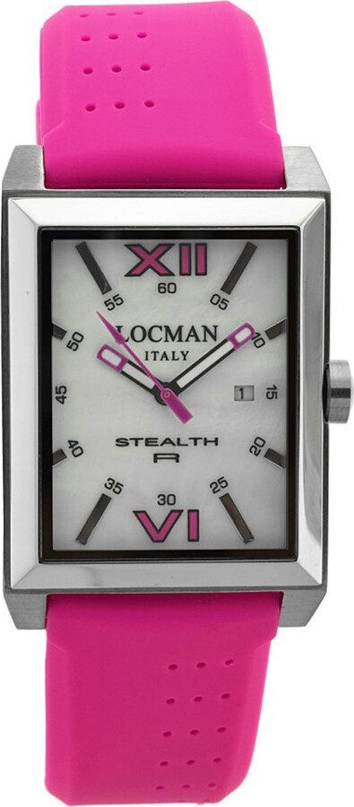 Locman Men's Classic Mop Rectangle 44mm