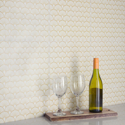 Merola Tile Art Deco Manhattan 12" x 12" Porcelain Patterned Wall & Floor Tile