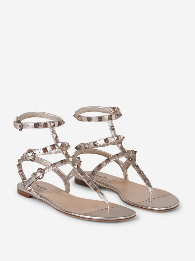 Valentino Garavani Rockstud Flip Flop Sandals - ShopStyle