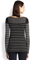 Thumbnail for your product : Bailey 44 Face Mixed-Striped Stretch Jersey Tee