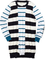 Thumbnail for your product : Stella McCartney Striped Cotton/Cashmere Sweater Dress, 2Y-14Y