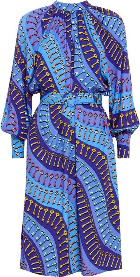 Paolita Arnall Safra Dress In Blue