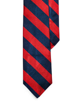 Thumbnail for your product : Ralph Lauren Striped Silk Repp Narrow Tie