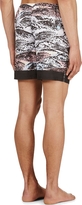 Thumbnail for your product : Kenzo Black & White Pacific Wave Swim Shorts