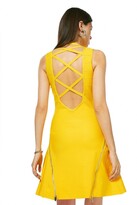 Thumbnail for your product : Karen Millen Zip Cross Back Dress Made With Recycled Yarn