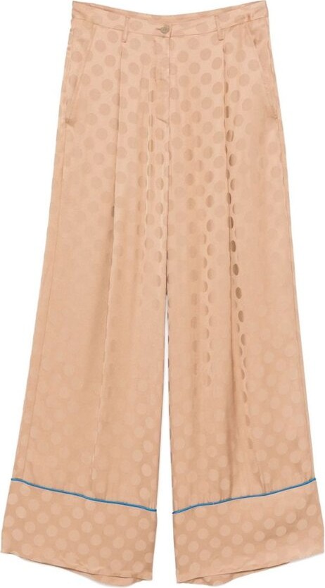 Merci Polka-Dot Pleated Pants