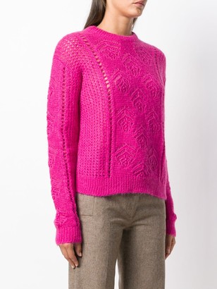 Rochas Embroidered Fitted Sweater