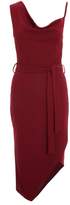 Thumbnail for your product : Quiz Berry Cowl Neck Wrap Midi Dress