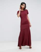 Thumbnail for your product : ASOS Design Cut Out Back Maxi Dress With Seam Detail