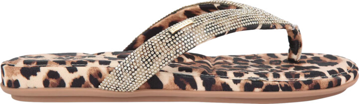 Accessorize Leopard Print Flip Flops Uk Accessorize Cream