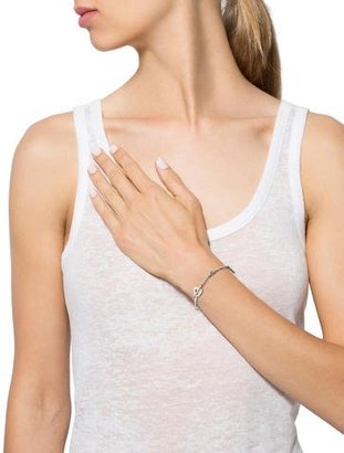 Tiffany & Co. Open Heart Charm Bracelet