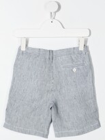 Thumbnail for your product : Il Gufo Pinstripe Linen Shorts