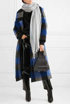 Thumbnail for your product : Isabel Marant Vala Striped Cashmere Scarf - Gray