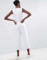 Thumbnail for your product : ASOS Jumpsuit With Origami Detail And Culotte Leg