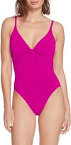 Thumbnail for your product : Robin Piccone Olivia Knot Detail One-Piece Swimsuit