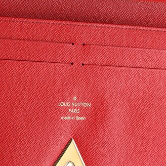 Louis Vuitton Red Monogram Canvas and Leather Kimono Card Case Louis Vuitton