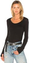 Thumbnail for your product : Enza Costa Cashmere Fitted Scoop Tee