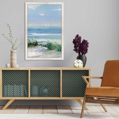 Rosecliff Heights Azilynn Coastal Breezes by Sally Swatland - Single Picture Frame Painting