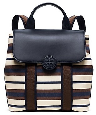 Tory Burch Printed Canvas Backpack