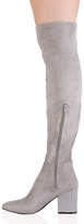 Thumbnail for your product : Public Desire Anita Long Boots Faux Suede with Golden Heels