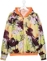 Thumbnail for your product : Molo TEEN floral-print bomber jacket