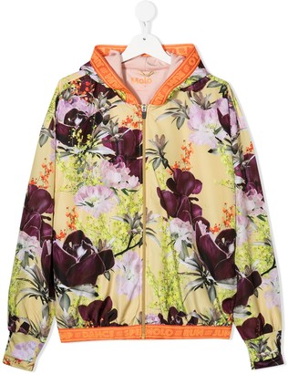 Molo TEEN floral-print bomber jacket