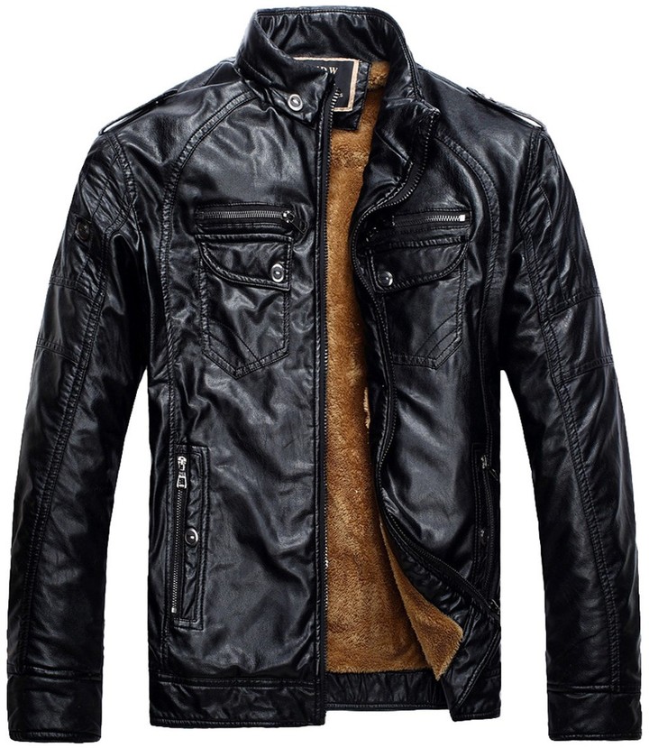 outdoor leather jacket