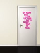 Thumbnail for your product : Dormify Clean Room Decal - Stacked