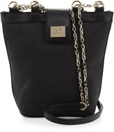 Thumbnail for your product : Gianfranco Ferre GF Woven Chain-Strap Shoulder Bag, Black