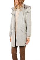 Thumbnail for your product : Vince Fur Lined Hooded Coat