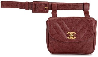Chanel Pre-owned 2.55 Classic Flap Belt Bag - Black