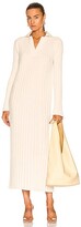 Thumbnail for your product : LOULOU STUDIO Kale Midi Dress in Ivory