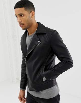 Fashion Look Featuring ASOS DESIGN Leather & Suede Jackets and ONLY & SONS  Leather & Suede Jackets by allenrobateau - ShopStyle