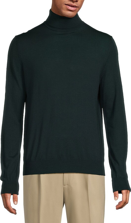 Bruno Magli Classic Fit Merino Wool Turtleneck Sweater