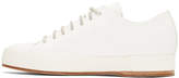 Thumbnail for your product : Feit White Hand Sewn Low-Top Sneakers