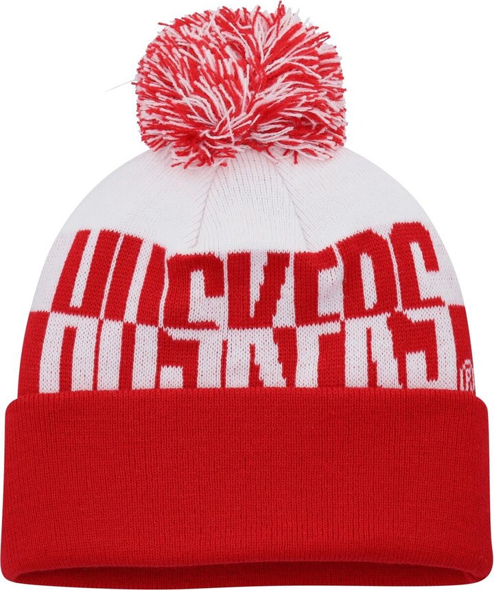 Men's Adidas Red Washington Capitals COLD.RDY Cuffed Knit Hat with Pom