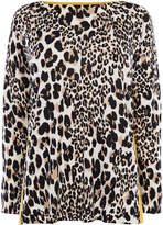 Thumbnail for your product : Karen Millen Cashmere Leopard Top