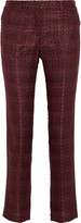 Thumbnail for your product : Tory Burch Drew tweed straight-leg pants