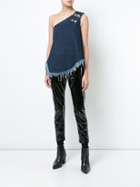 Thumbnail for your product : Marques Almeida One-Shoulder Denim Top