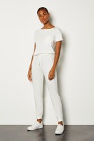 Thumbnail for your product : Karen Millen Lounge Viscose Jersey Cuffed Jogger