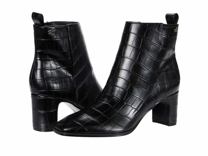 calvin klein francine leather tall boots